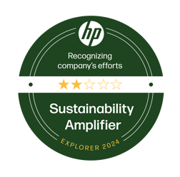 HP Sustainability Amplifier Explorer Badge