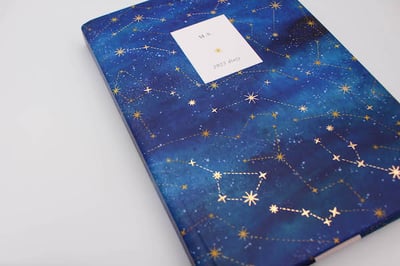 Papier Notebook Gold Foil Constellation