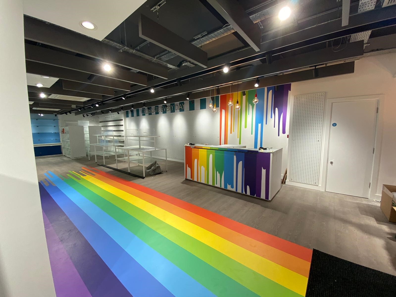 Rainbow Floor Vinyl